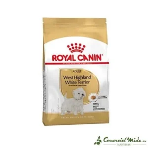 Pienso ROYAL CANIN WEST HIGHLAND WHITE TERRIER ADULT perros adultos y maduros (A partir de 10 meses)