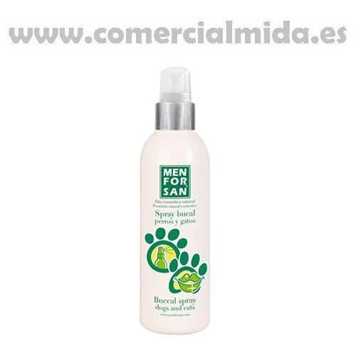 Spray bucal MENFORSAN 125ml contra el mal aliento para perros y gatos