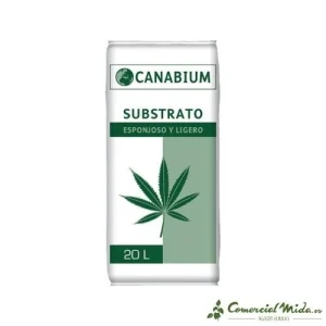 Sustrato CANABIUM esponjoso y ligero para plantas cannabis