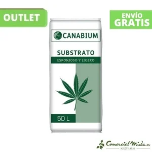 [OUTLET] Sustrato CANABIUM 50L esponjoso y ligero para plantas cannabis