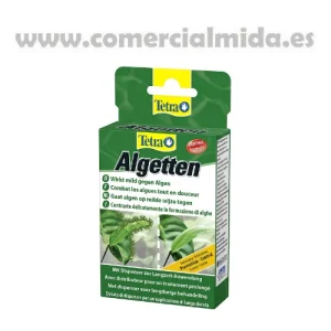 Tabletas TETRA ALGETTEN prevención y eliminación de algas en acuarios (12 Uds)