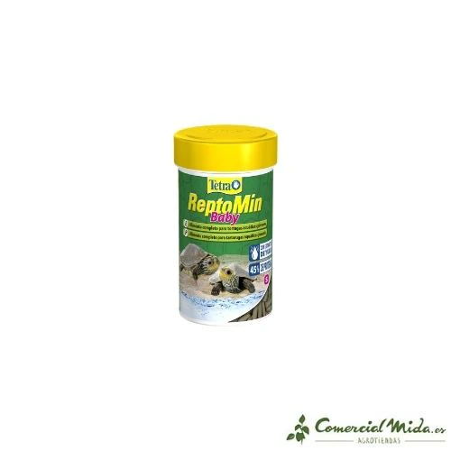 Alimento Completo TETRA REPTOMIN BABY para Tortugas Acuáticas Jóvenes - Imagen 2