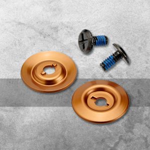 Base y Tornillos para Micas – Bronce y Negro