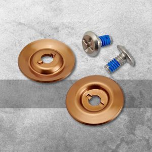 Base y Tornillos para Micas – Bronce y Plata