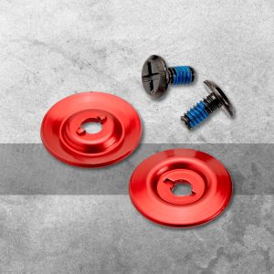 Base y Tornillos para Micas – Rojo y Negro