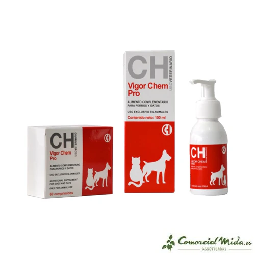 CHEMICAL IBERICA VIGOR CHEM PRO Estimulante de Apetito Perros y Gatos - Imagen 2