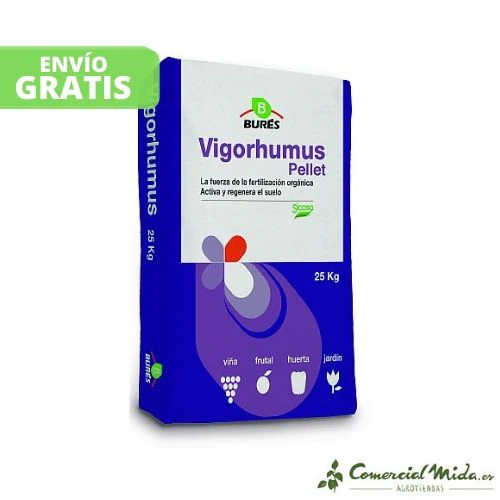 VIGORHUMUS PELLET Abono Ecológico 25 kg