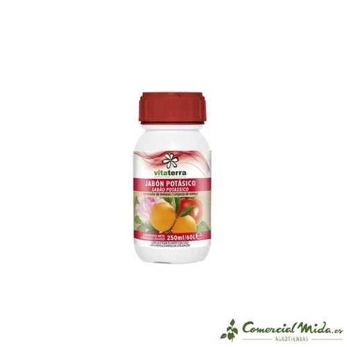 VITATERRA Jabón Potásico Insecticida Ecológico para Melazas 250 cc
