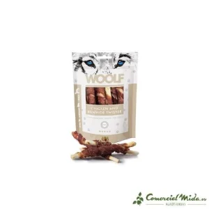 Snacks WOOLF Rollitos Masticables con Pollo 5 x 100 gr