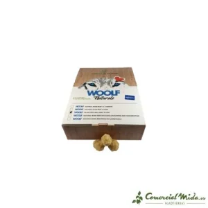 Snack WOOLF Natural Bolitas Ternera y Pulmón 900gr para Perros