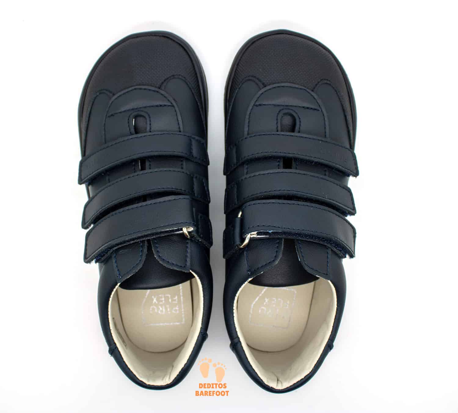 Zapatos Respetuosos Pirufin Micro Azul Marino 3 Velcros - Imagen 6