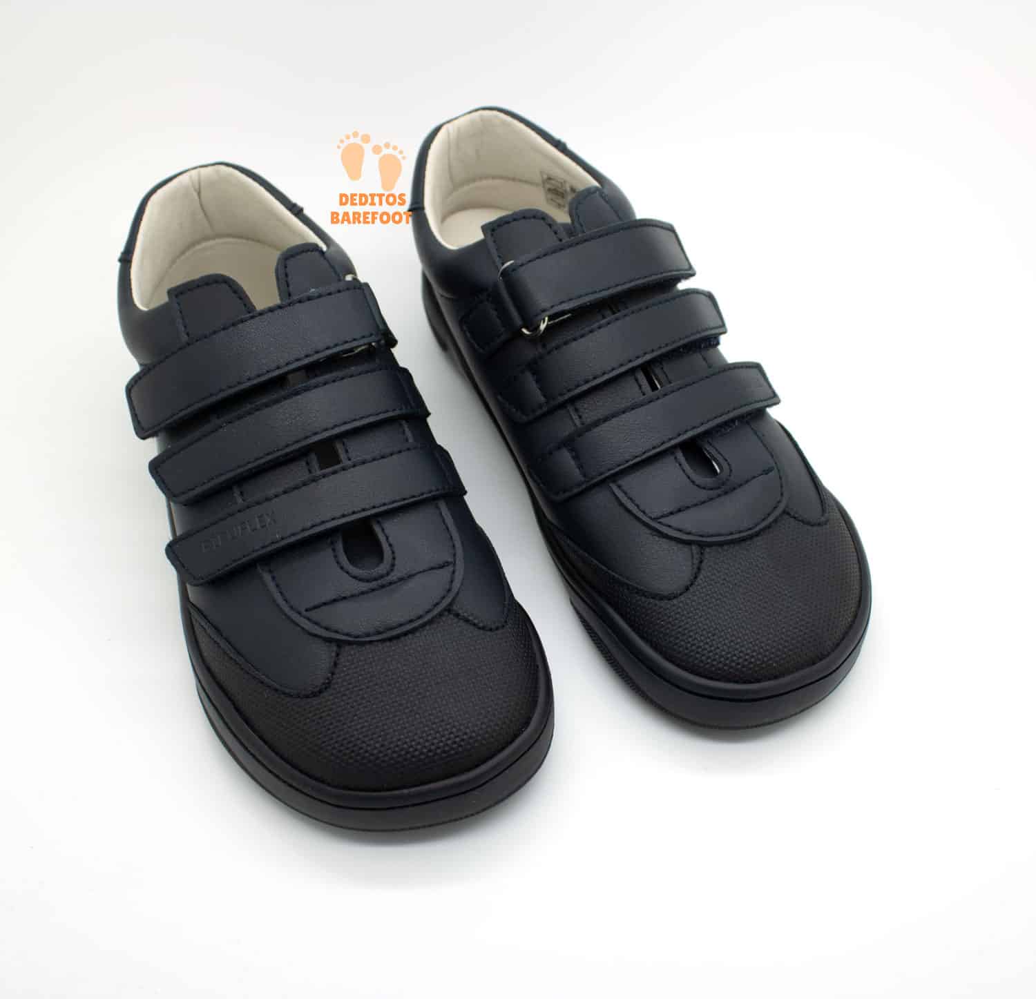 Zapatos Respetuosos Pirufin Micro Azul Marino 3 Velcros - Imagen 8