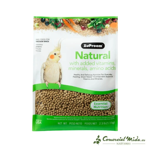 Zupreem Mezcla Natural Aves Carolinas - Imagen 2